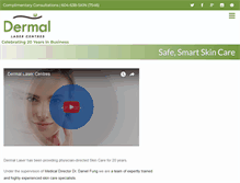 Tablet Screenshot of dermallaser.com